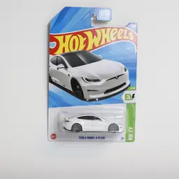 Hot Wheels Tesla Model S Plaid White - Hot Wheels Tesla Model S Plaid