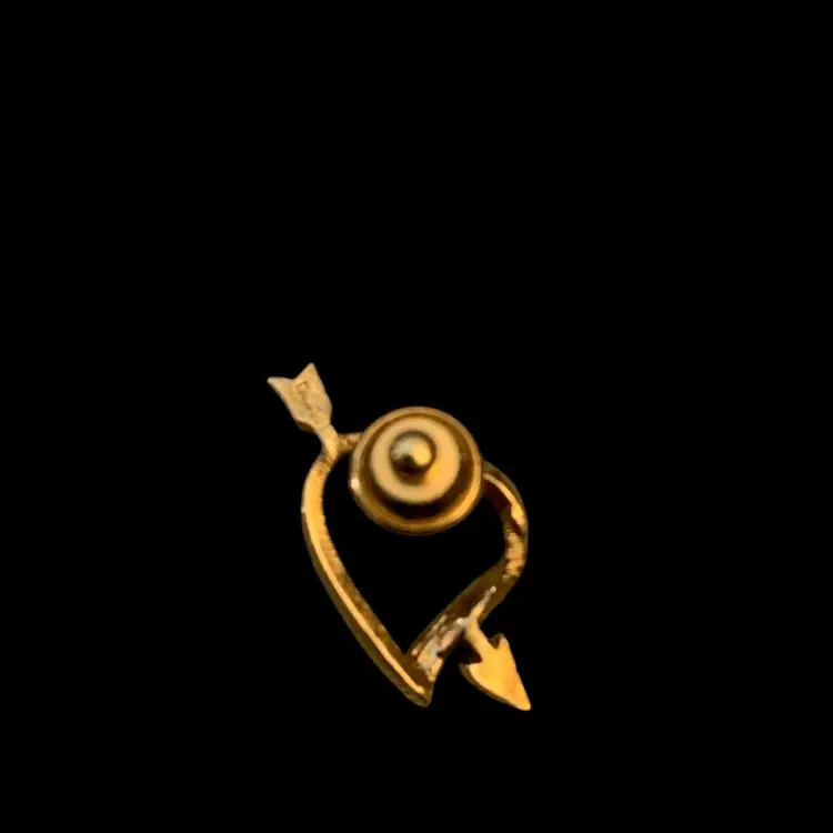 Avon Cupid Heart Pin 1 Inch