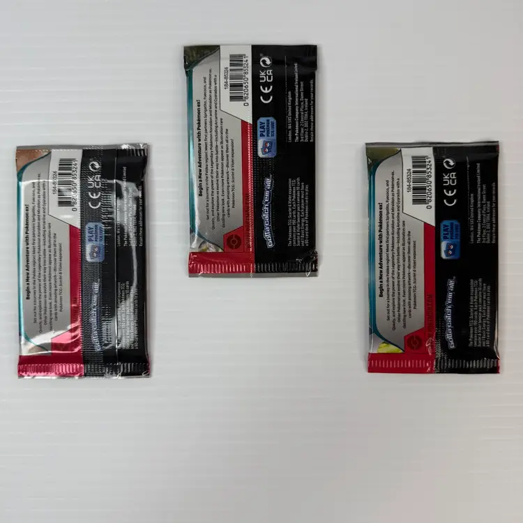 Pokemon Scarlet & Violet Base Booster Packs x3 New