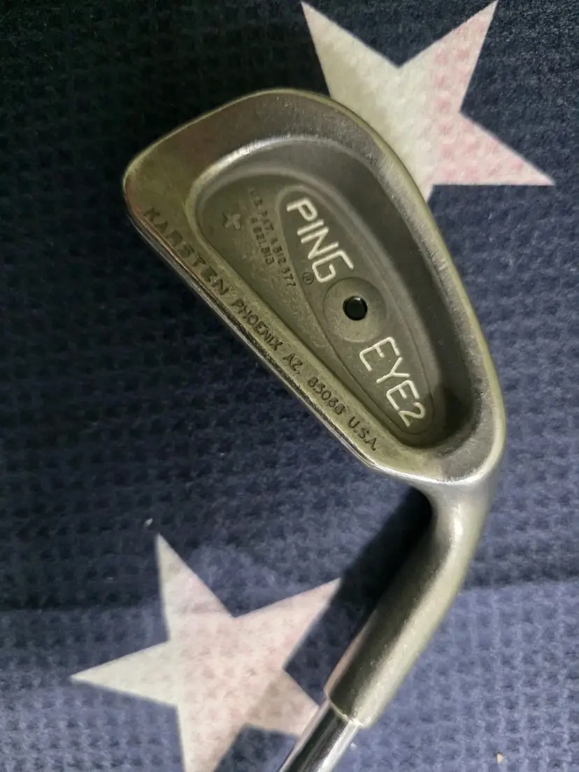 🔥⛳ Excellent RH Ping Eye 2 Plus Black Dot #1 Iron KT Stiff Golf pride Grip 🔥⛳