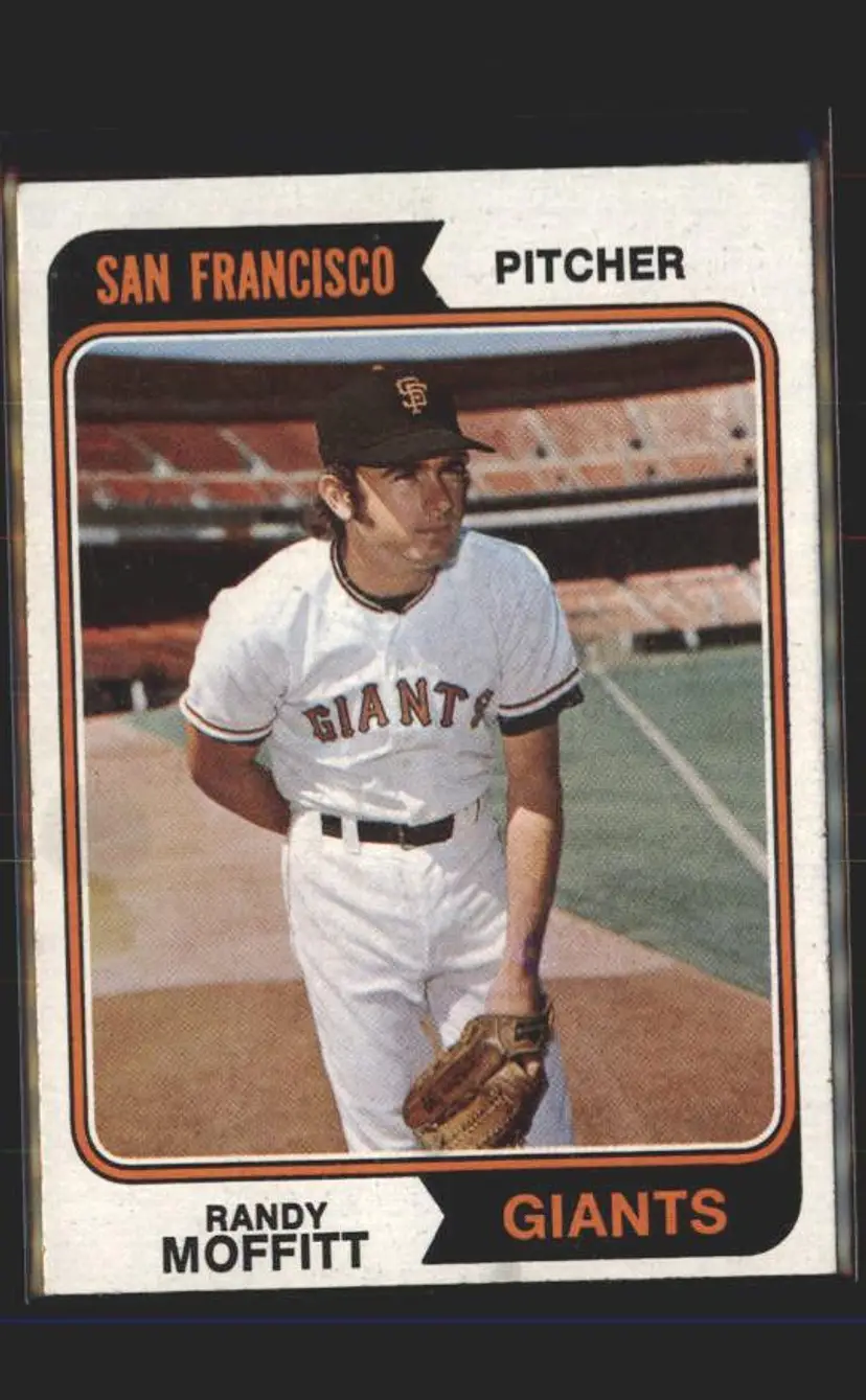 1974 Topps #156 Randy Moffitt - (pk5) - San Francisco Giants