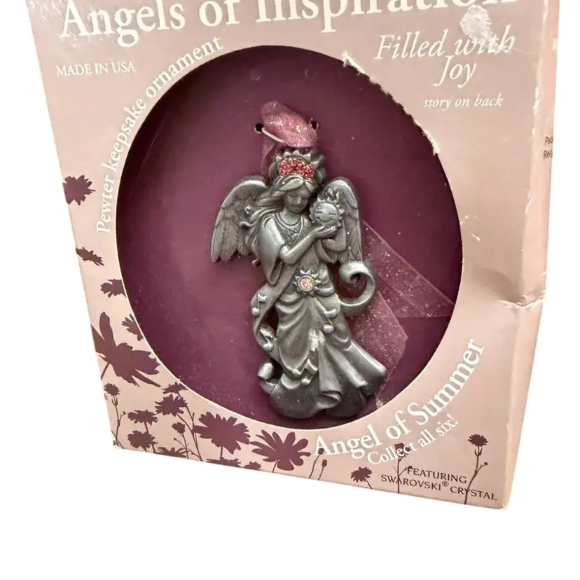 Gloria Duchin “Angels Of Inspiration “ Pewter Ornament.