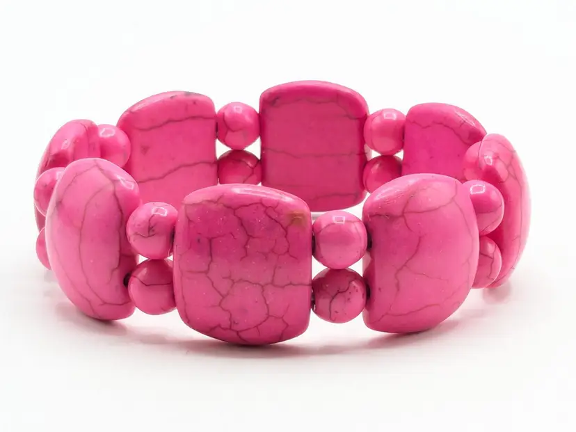Paparazzi 'Don't Be So Nomadic!' Stretch Bracelet Pink Stones