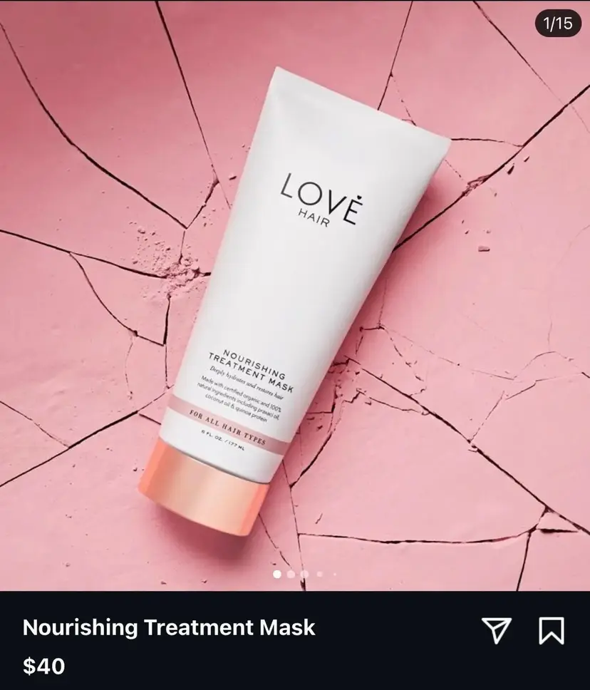 Love Hair | Nourishing Treatment Mask MSRP $40 NEW