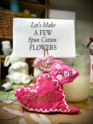 Spun Cotton Flowers - Conniecreates