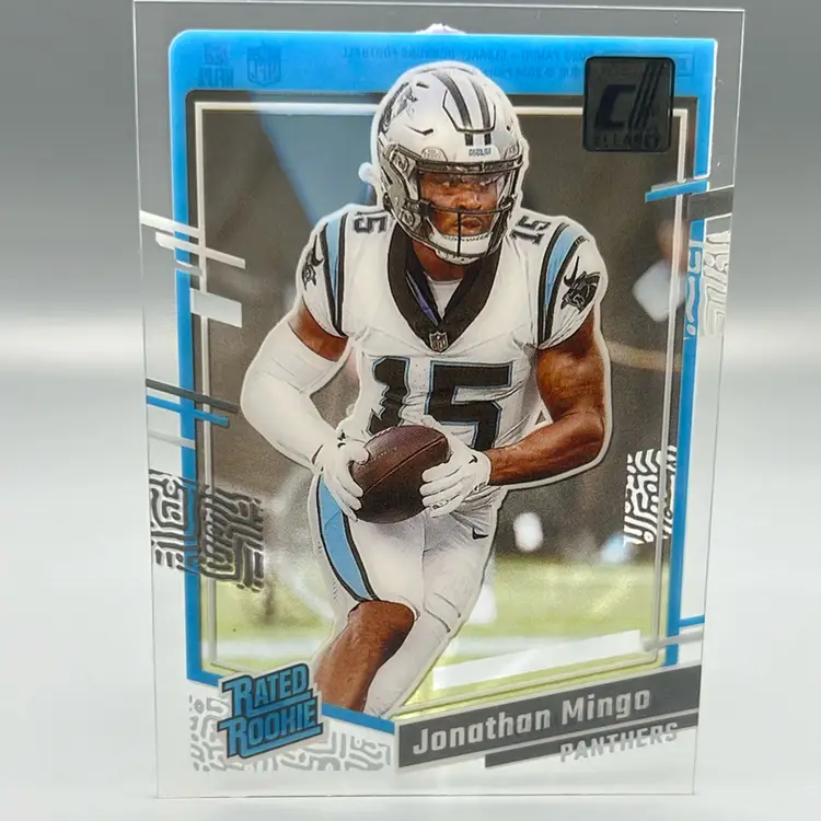 2023 Donruss Clearly Jonathan Mingo RC #69 Carolina Panthers