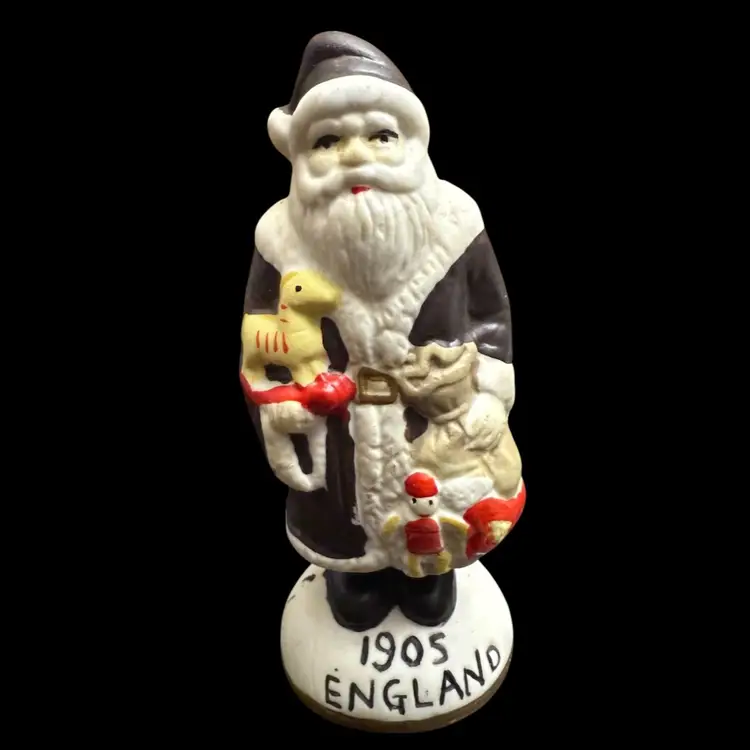 Old World Collectibles SANTA FIGURINE England 1905 Ornament Original Vintage