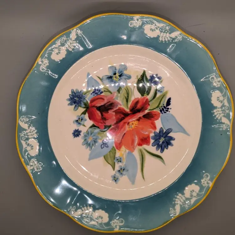 Pioneer Woman Spring Bouquet Plates 8.5" (3)