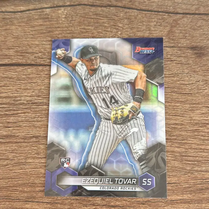 Ezequiel Tovar RC 
2023 Bowman’s Best Refractor
Colorado Rockies 