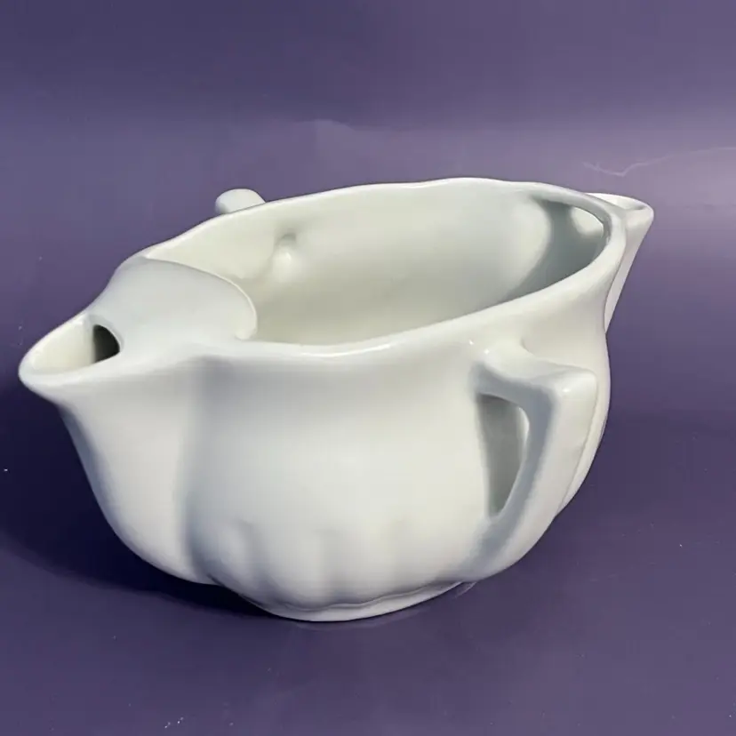 Vintage Pillivuyt Ceramic Gravy Separator Made in France.