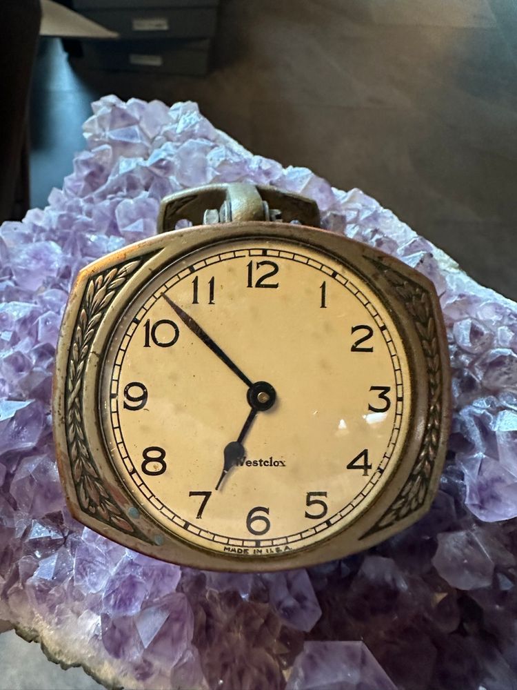 Westclox Antique Dashboard Clock