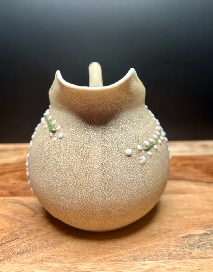 Japanese Vintage Creamer Pitcher Orange Peel Finish