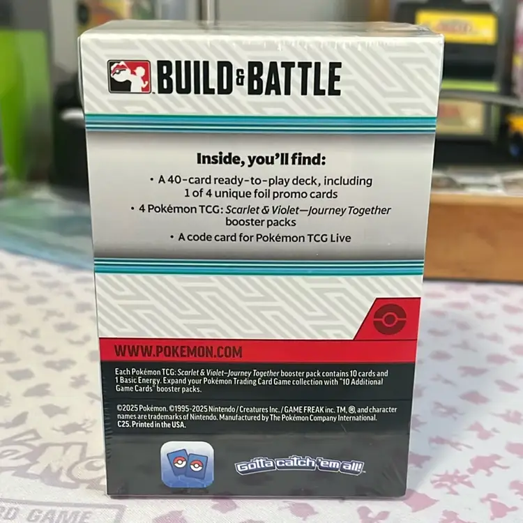 Pokémon TCG: Scarlet & Violet—Journey Together Build & Battle Box (4boosters)