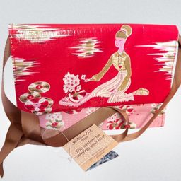 Blue Q Crossbody Made With 95% post Consumer Material