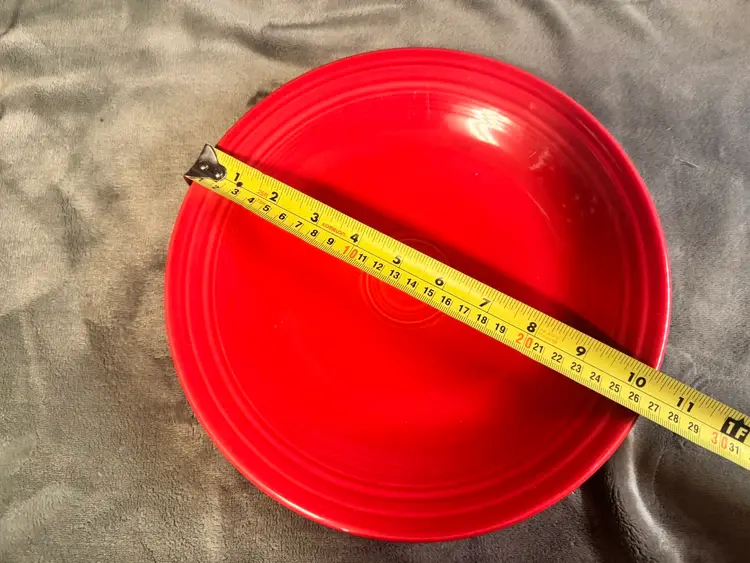 2 Available Fiesta Fiestaware Classic Dinner Plate Scarlet Red Homer Laughlin