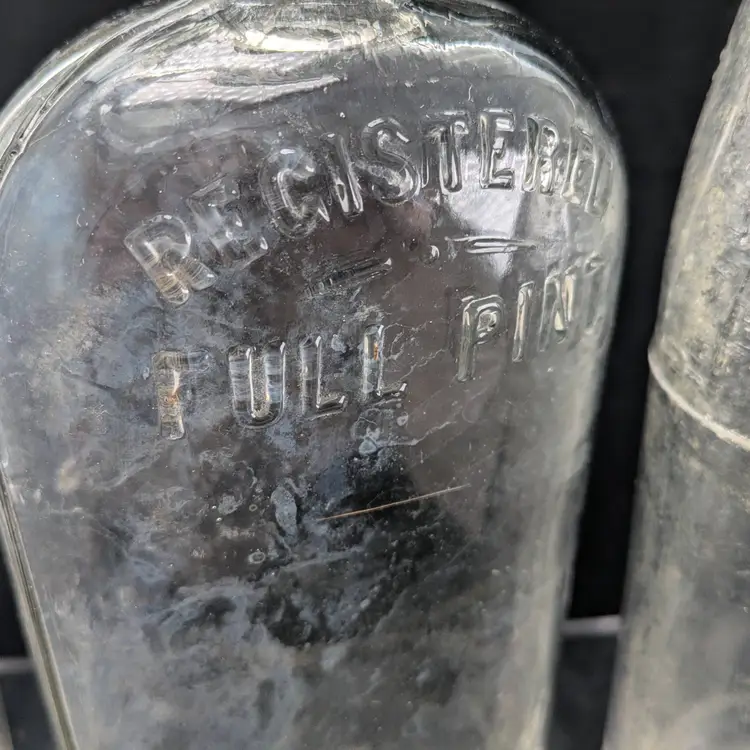 VTG Clear Glass Bottles