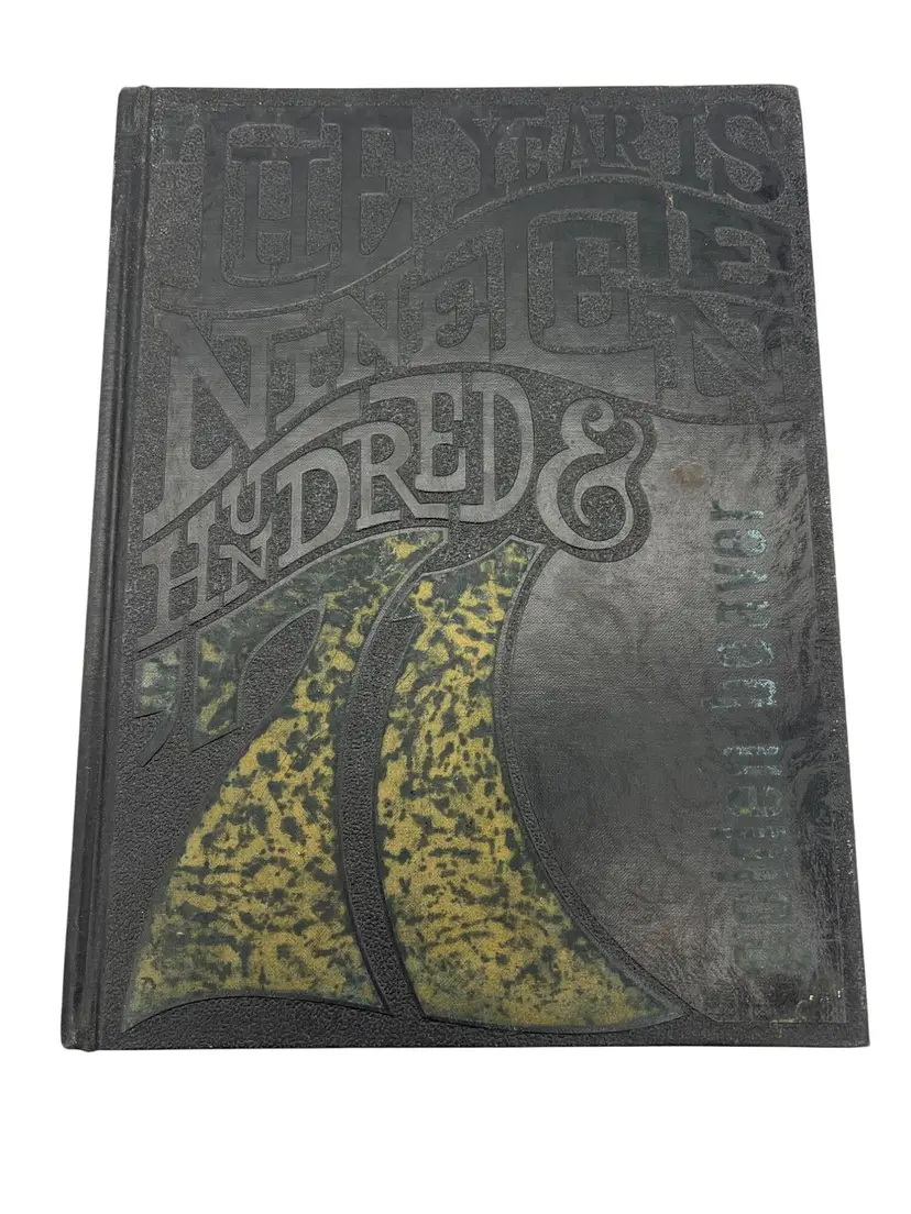 Vintage 1974 Golden Beaver Yearbook Neelys Bend Junior High Nashville Tennessee