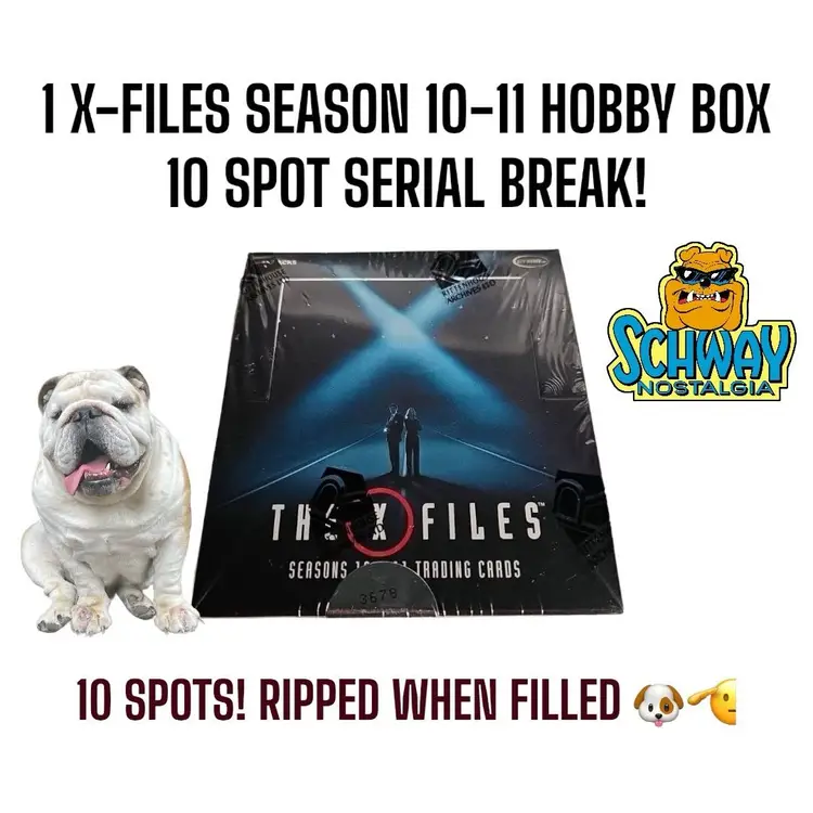 X-FILES Season 10-11 Hobby 10 SPOT SERIAL RIP