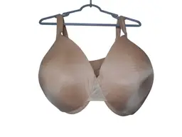 Cacique 46G Bra underwire lightly lined full coverage beige