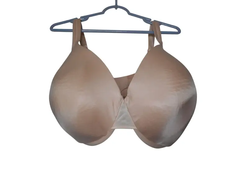 Cacique 46G Bra underwire lightly lined full coverage beige