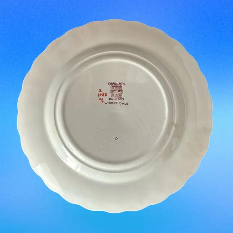 Bread & Butter Plate Wicker Dale by Spode