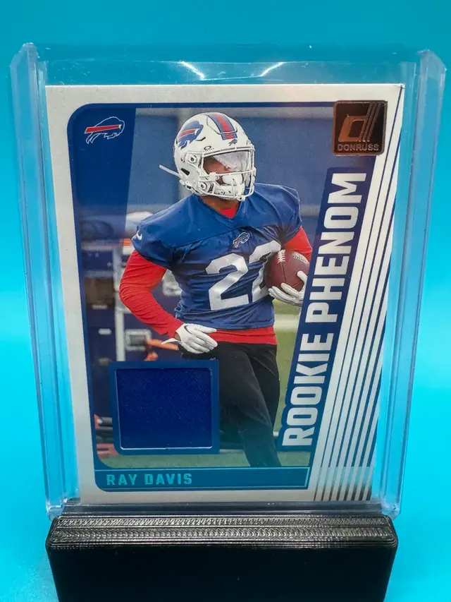 Ray Davis Donruss Rookie Phenom Jersey Relic RC Buffalo Bills