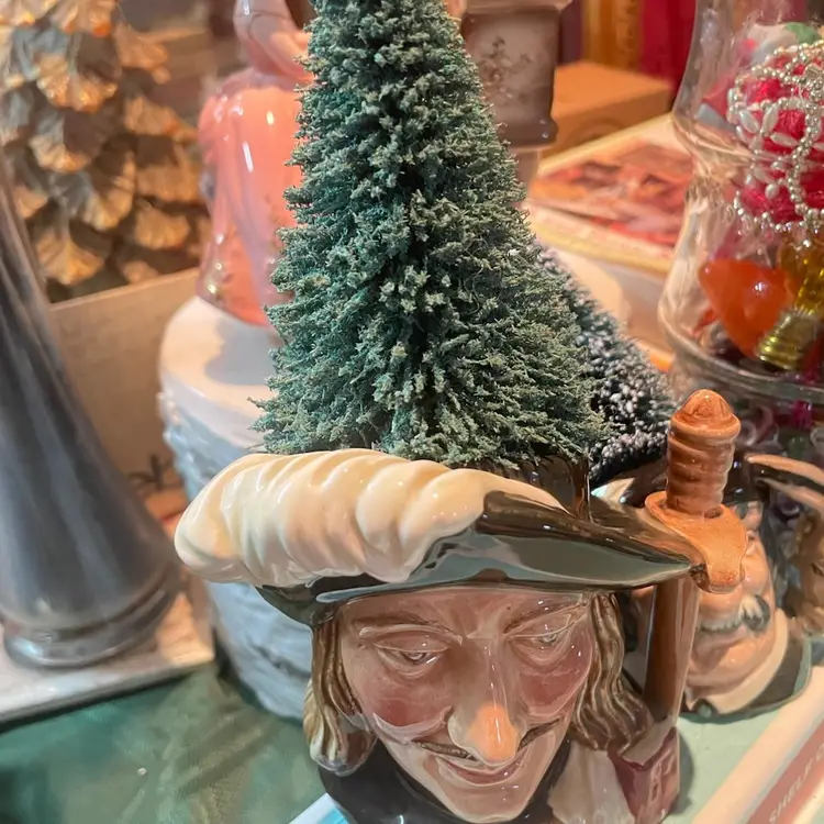 1955 Royal Daulton Toby Mug W/ Bottle Brush Tree