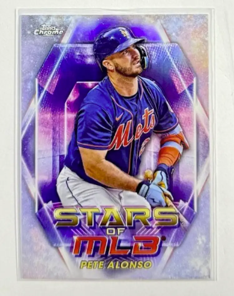 New York Mets 5 Card Baseball Lot - Pete Alonso x2 - Ronny Mauricio x2 - Mark Vientos