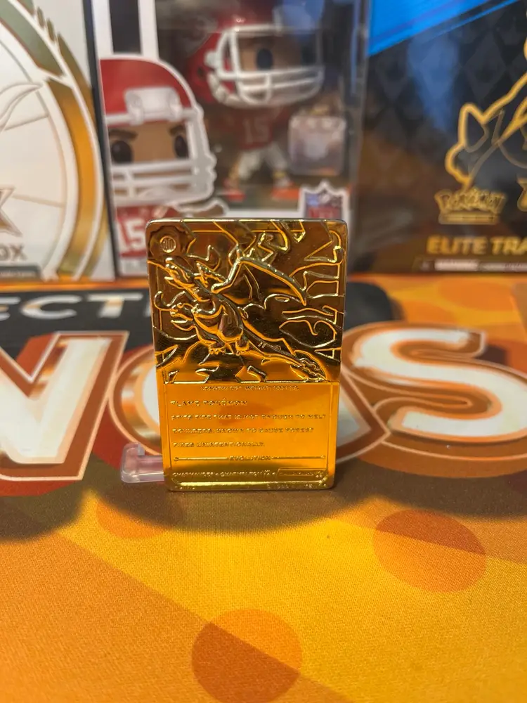 1999 Pokemon Burger King Gold Plated Charizard
