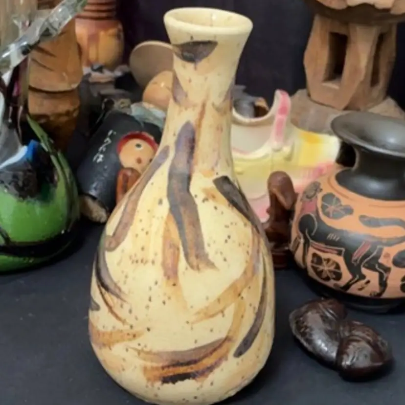 Argyle Pottery (local) Studio Browns And Tans Vase signed