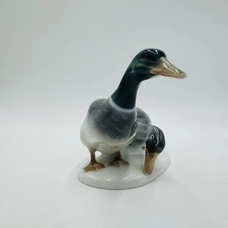 Rosenthal Porcelain Germany Himmelstoss ducks figurine 3in x 6in Vintage 