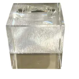 Crystal Clear Cube Indented Display 2” Sq