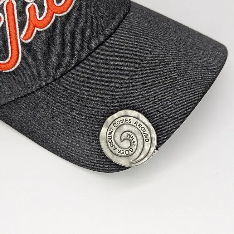 One-Of-A-Kind W.G.A.C.A. Custom Golf Ball Marker with Magnetic Hat Clip - Metal