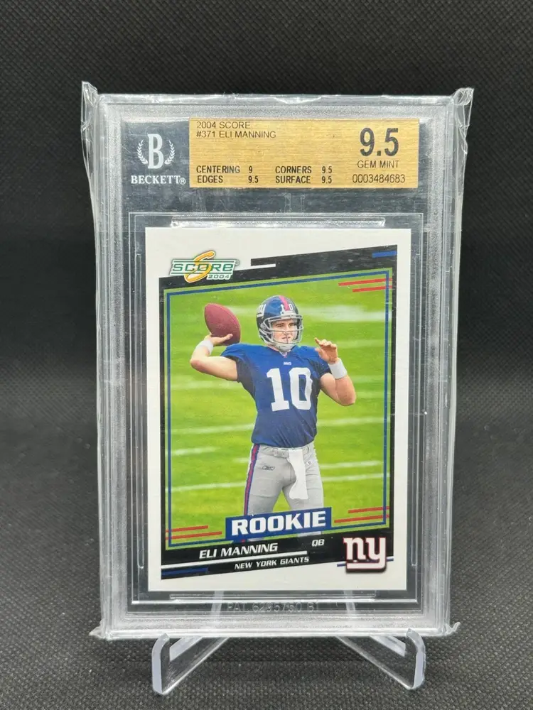 Eli Manning 2004 Score BGS 9.5 New York Giants