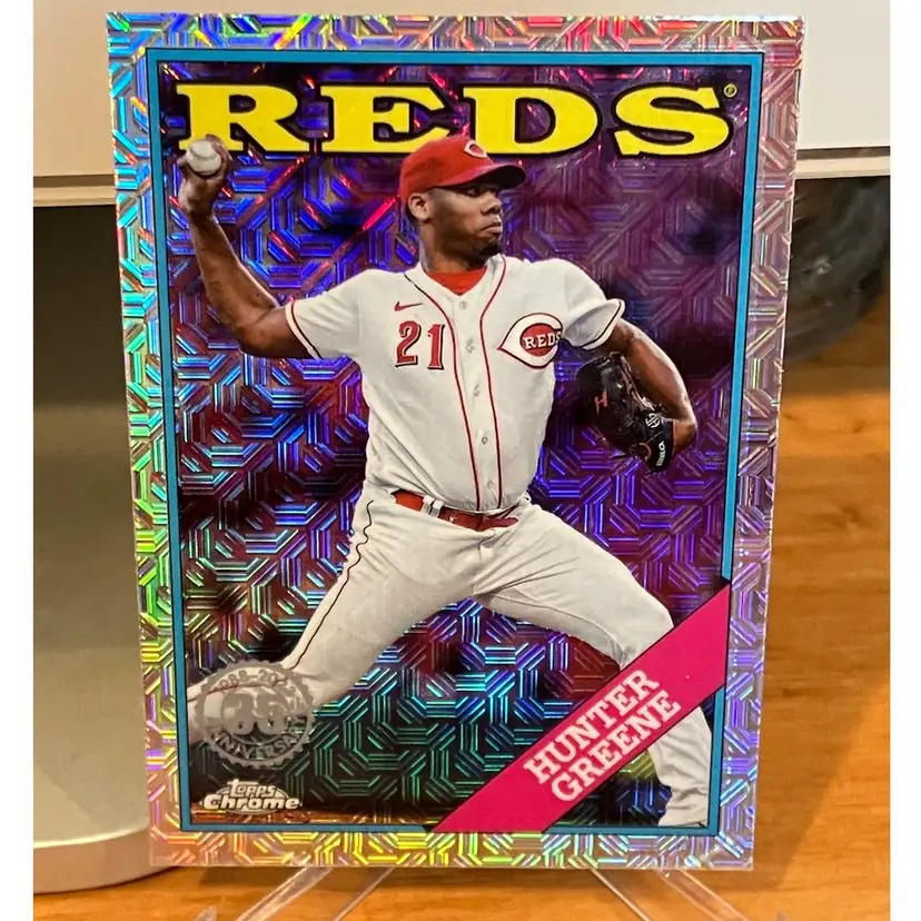 2023 Topps Series 2 Hunter Greene Silver Pack 1988 Mojo Cincinnati Reds