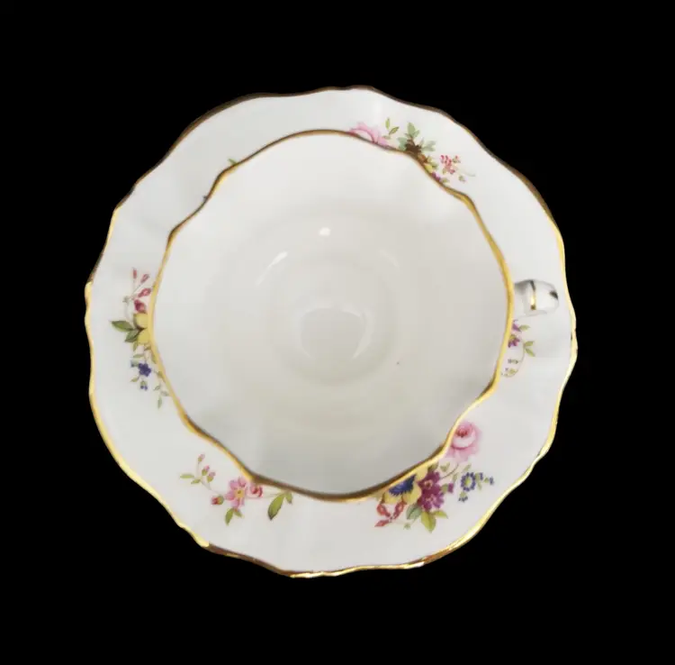 Vintage Hammersley Howard Sprays Teacup & Saucer Set