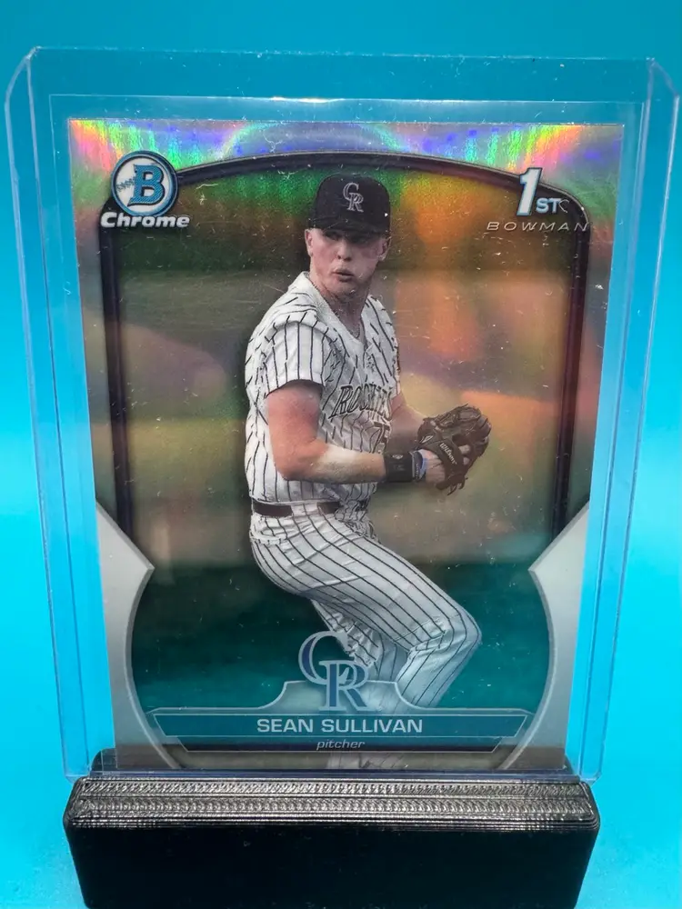 Sean Sullivan 1st Bowman Chrome Refractor Colorado Rockies