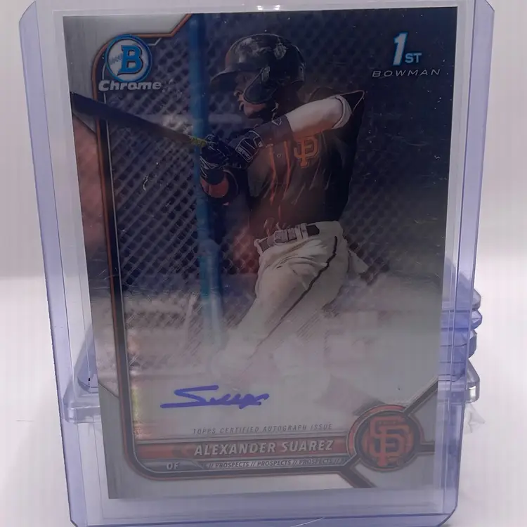 Alexander Suarez San Francisco Giants 1st Bowman Auto 2022 Bowman Chrome