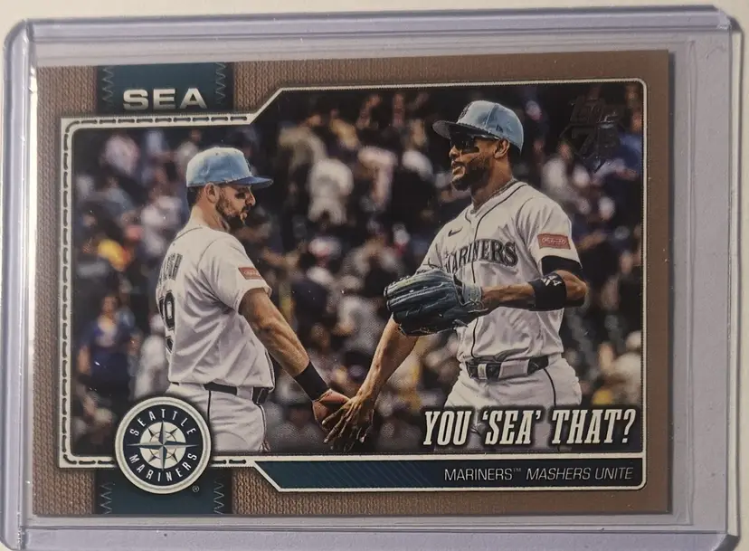 2026 Topps Series 1 Gold You 'Sea' That Seattle Mariners 1890/2026