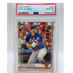 MBB #44 2019 Topps Pete Alonso RC PSA10
