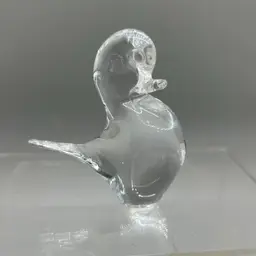 2338 Figurine - Tiny Clear Bird 2.5x2”