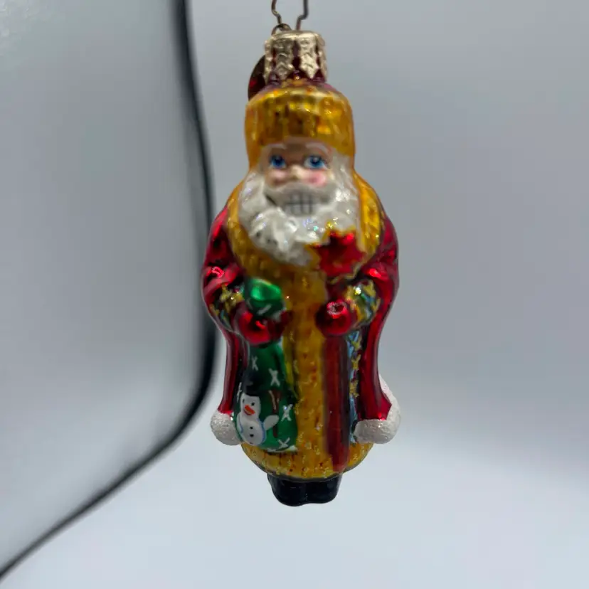 CHRISTOPHER RADKO GLASS CHRISTMAS ORNAMENT PETITE ST PETERSBURG 3.5”