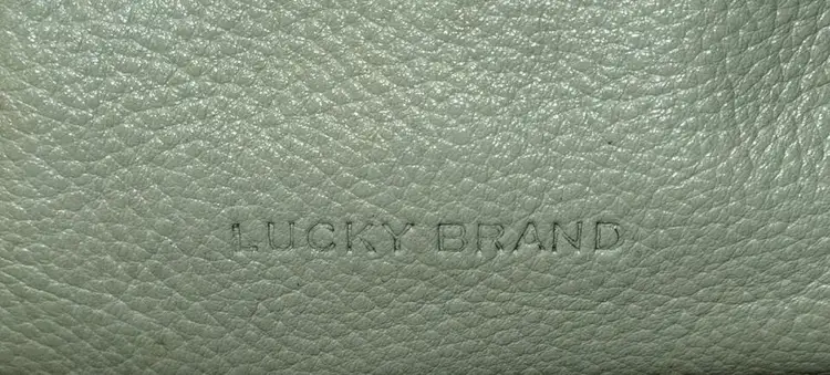 Lucky Brand Shoulder Bag Olive Green Grey Handbag Purse