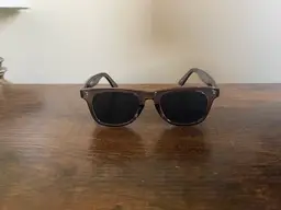 Express Modern Classic Style Gray Transparent Square Sunglasses Frames Only 54-17-140 mm