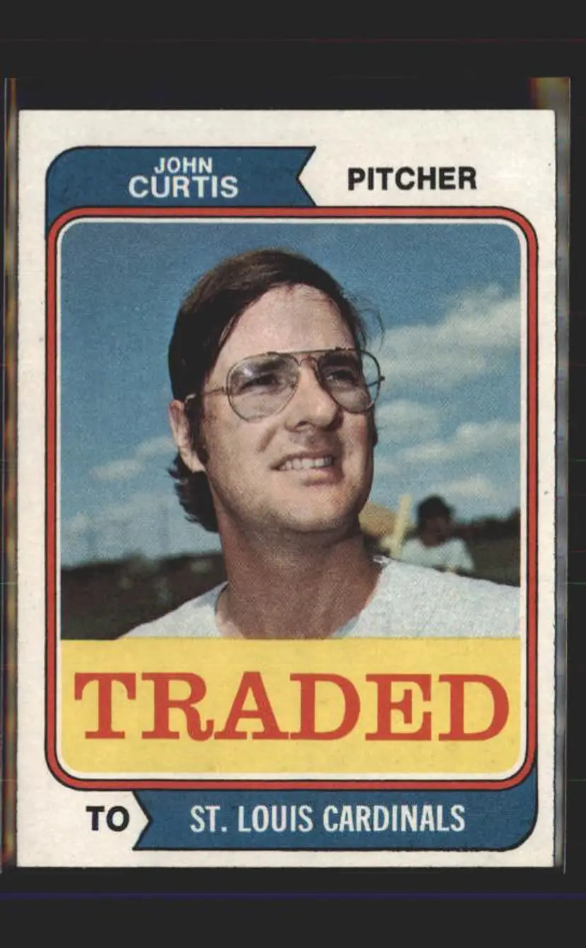 1974 Topps #373T John Curtis Traded - (pk2) - St. Louis Cardinals