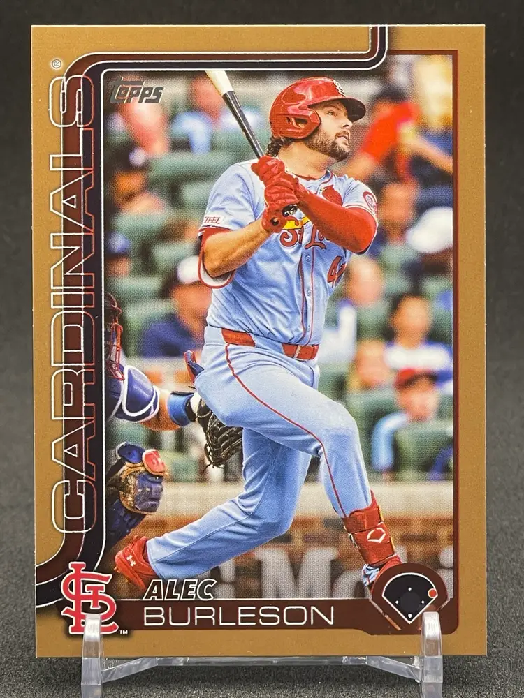 2025 Topps Series 1 - Alec Burleson #41 Gold /2025