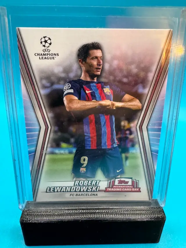 Robert Lewandowski Topps Int’l Trading Card Day Barcelona