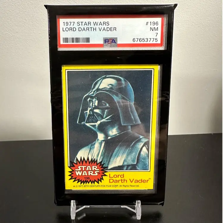 Darth Vader 1977 Star Wars PSA 7