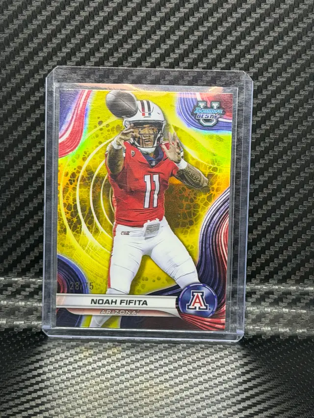 2024 Bowman Best U Yellow Refractor Noah Fifita /75