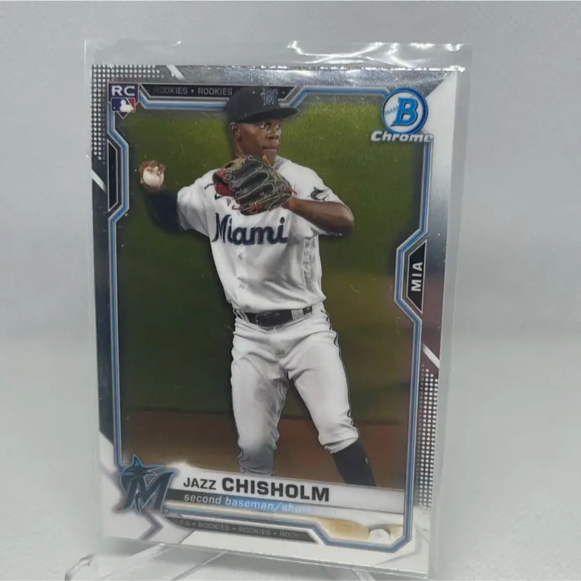 2021 Bowman Chrome Chisholm Jr #57 Rookie Florida Marlins